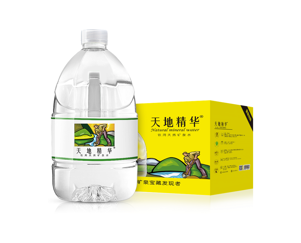 天地精华天然矿泉4.5L家庭尝鲜装